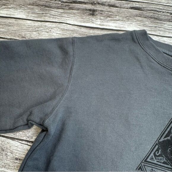 Nintendo Women Legend of Zelda Pullover Sweatshirt S SM Small Charcoal Grey Gray - Picture 6 of 15